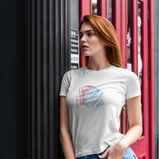 スチリアンハーモニカ楽器 Tシャツ