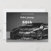 スチリンファーストカー誕生日招待状 招待状 (裏面)