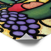 スチルお洒落ライフフルーツボウル ポスター (角)