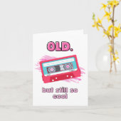 スチルクールおもしろい誕生日 カード (黄色い花)