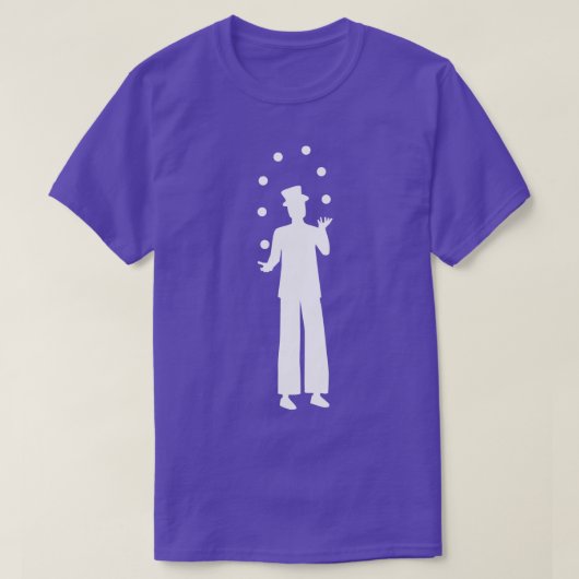 スチルタッカーのジャグリング Tシャツ (デザイン正面)