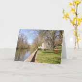 スチルハウスイン早期春 カード (黄色い花)