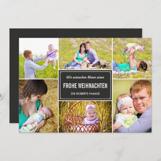 スチルボレコラージュフェイエルタグスフォトカルテン シーズンカード (正面/裏面)