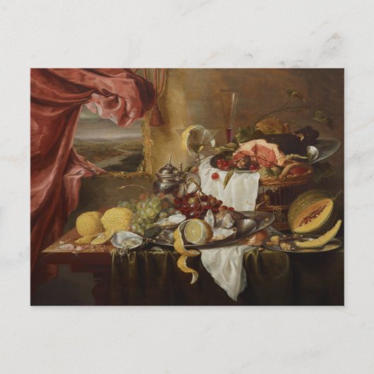 スチルライフのアートポストカード ポストカード (正面)