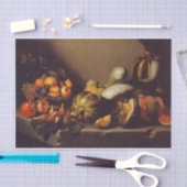 スチルライフウィズフルーツバイカラヴァッジョティッシュペーパー 薄葉紙 (クラフト)