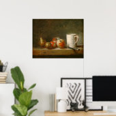 スチルライフウィズマグ – ジーンシメオンシャルダンファインアート ポスター (ホームオフィス)