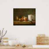 スチルライフウィズマグ – ジーンシメオンシャルダンファインアート ポスター (キッチン)