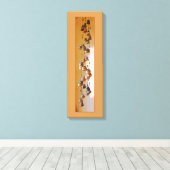 スチルライフサウスウェストスタイルテラコッタウィンドチャイム キャンバスプリント (インサイチュ (ウッドフロア))