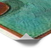 スチルライフブルーエナメルコーヒーポットなど1888 ポスター (角)