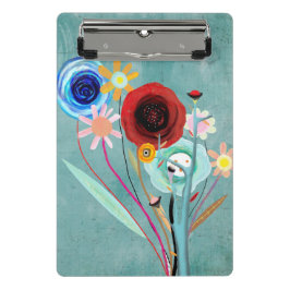 スチルライフブルーフローラ ミニクリップボード