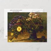 スチルライフブーケオブシズデイジーヴァンゴッホファインアート ポストカード (正面/裏面)