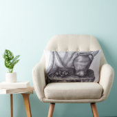 スチルライフペンシルスケッチクラシックランバーピロー ランバークッション (椅子)