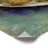 スチルライフレモンズオンプレートヴァンゴッホファインアート ポスター (角)