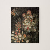 スチルライフ花ヴィンテージフローラバロック ジグソーパズル (縦)