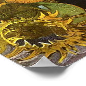 スチルライフ花瓶5ひまわりファンゴッホファインアート ポスター (角)