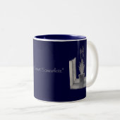 スチルライフ・アロエ・ヴェラポット植物スケッチ現実主義芸術 ツートーンマグカップ (正面右)