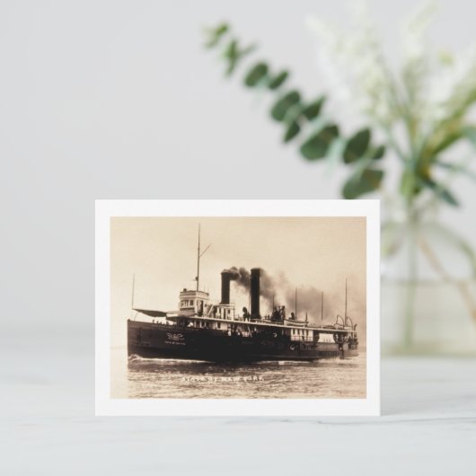 スチーマーシティオブニューヨークルイペシャD&Cライン ポストカード (スタンド正面)