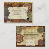 スチームエレガンスアンティーク衣装の再着用 名刺 (正面/裏面)