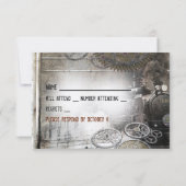 スチームエンジンスチームパンクRSVP 出欠カード (裏面)