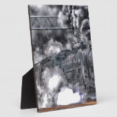 スチームエンジンHDR写真をトレイン フォトプラーク (側面)