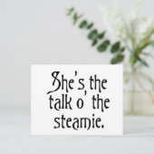 スチームグラスゴー英国のユーモアのおもしろい話 ポストカード (スタンド正面)