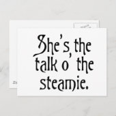 スチームグラスゴー英国のユーモアのおもしろい話 ポストカード (正面/裏面)