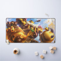 スチームゴーレムゲームデスクマット | カスタマイズ可能なパッド