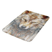 スチームシャドウスチームパンクウルフ バスマット (アングル)