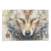 スチームシャドウスチームパンクウルフ 枕カバー (正面右)