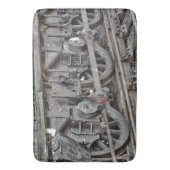 スチームトレインホイール バスマット (正面縦)