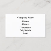 スチームトレインホイール 名刺 (裏面)