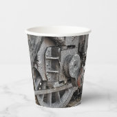 スチームトレインホイール 紙コップ (正面)