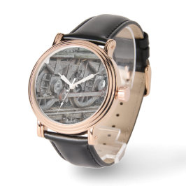 スチームトレインホイール 腕時計