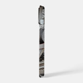 スチームトレインホイール iPhone 15ケース (左側面)