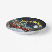 スチームトレインマンズクリスマスパーティー ペーパーボウル (傾斜あり)