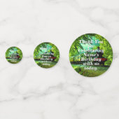 スチームトレインマンズバースデーパーティーテーブル コンフェッティ (裏面)