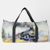 スチームトレイン絵画ズ ダッフルバッグ (正面)