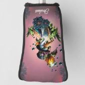 スチームパおもしろいンクハット付きペリカン ゴルフヘッドカバー (回転90)