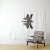 スチームパエレガントンクスプレンダーの機械式トンボ タペストリー (インサイチュ(横))