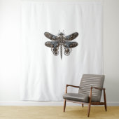 スチームパエレガントンクスプレンダーの機械式トンボ タペストリー (インサイチュ)