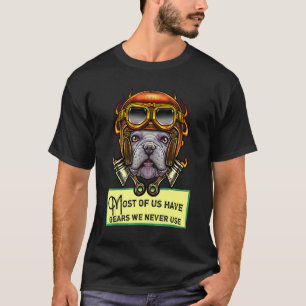 スチームパフランスのンクブルドッグスチームパンクドフレンチーD Tシャツ