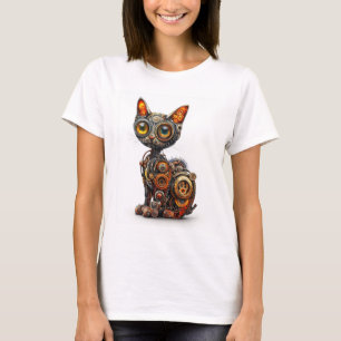 スチームパワード・パー ~スチームパンクのロボット猫~ Tシャツ