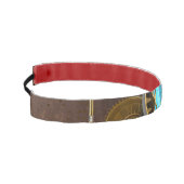 スチームパンクさびた背景(ターコイズレンズ付) アスレチックヘッドバンド (左)