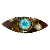 スチームパンクさびた背景(ターコイズレンズ付) アメリカンフットボール (パネル)