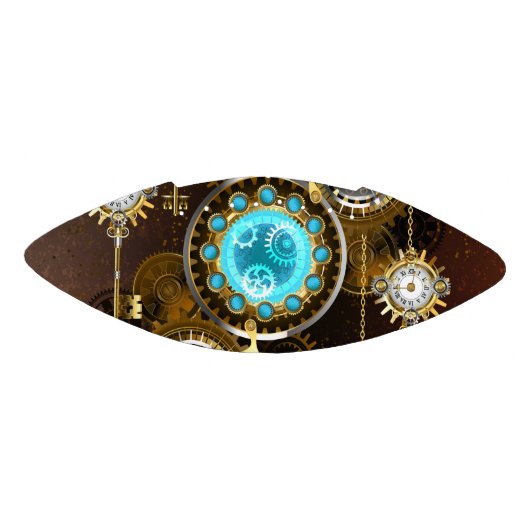 スチームパンクさびた背景(ターコイズレンズ付) アメリカンフットボール (パネル)