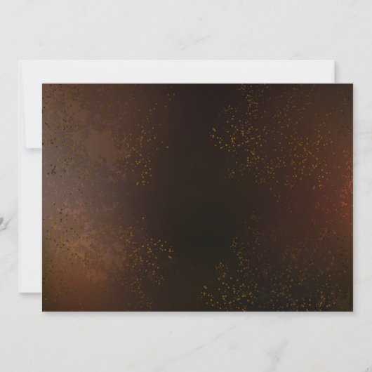 スチームパンクさびた背景(ターコイズレンズ付) カード (裏面)