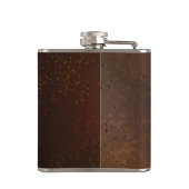 スチームパンクさびた背景(ターコイズレンズ付) フラスク (裏面)