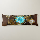 スチームパンクさびた背景(ターコイズレンズ付) ボディピロー (裏面)