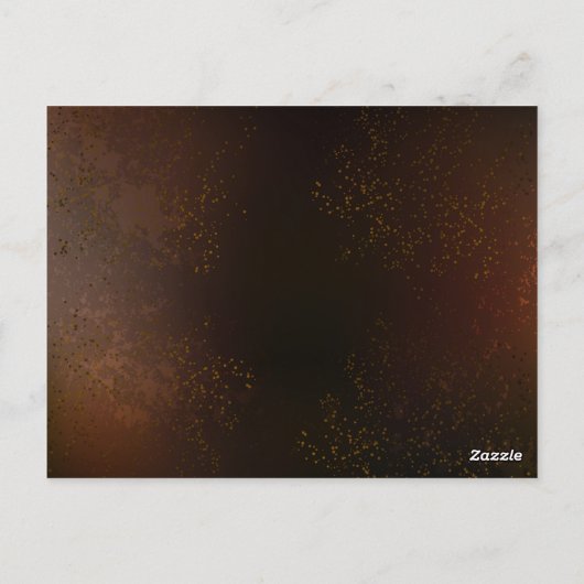 スチームパンクさびた背景(ターコイズレンズ付) ポストカード (裏面)