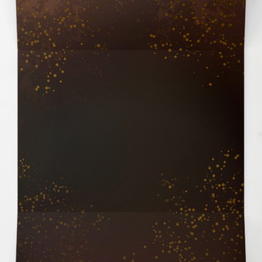 スチームパンクさびた背景(ターコイズレンズ付) 三つ折りクリスマスカード (内部中)